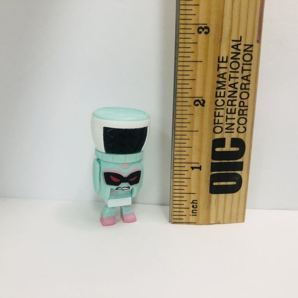 Hasbro Transformers‎ BotBots Teal White Robot Figure E3487 91031 Mini Toy